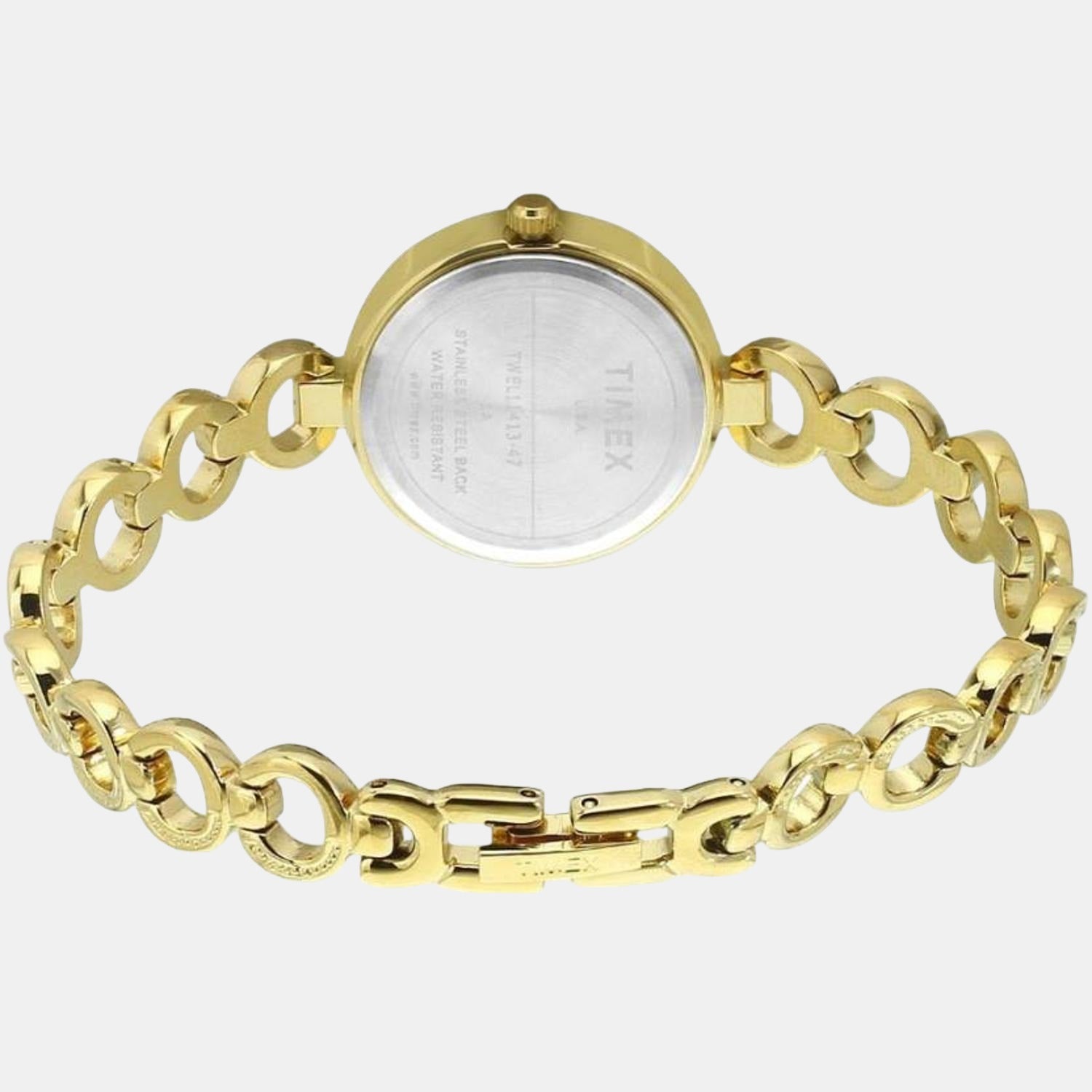 Timex Women Round Gold watch