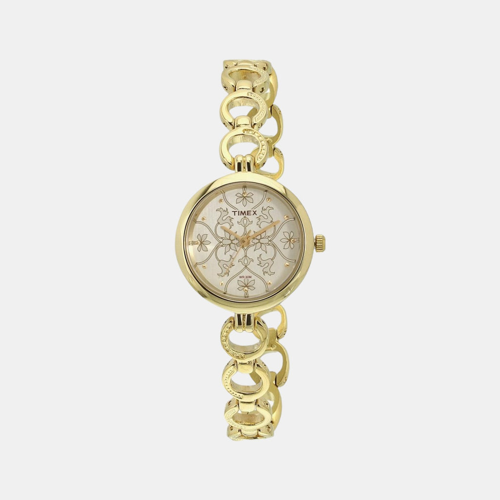 Timex Round Gold Analog watch
