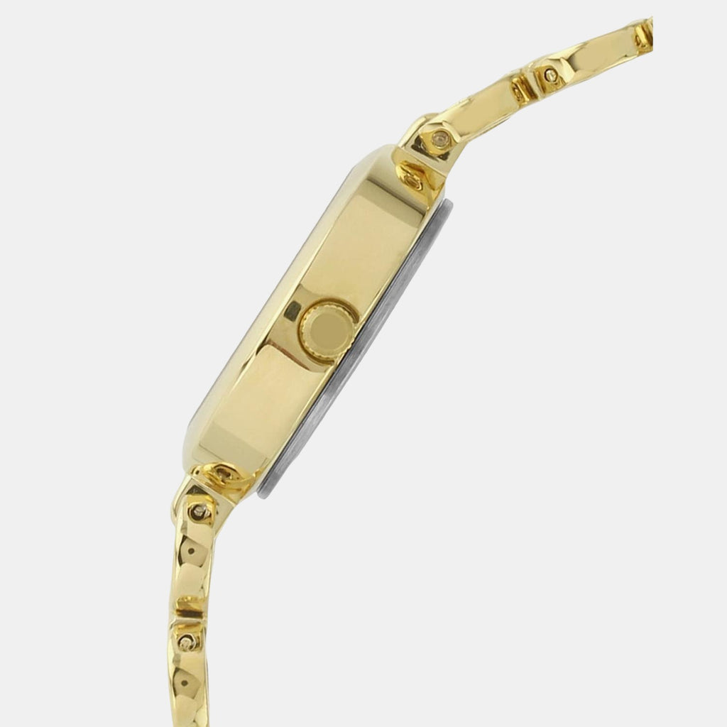 Timex Women Round Gold watch