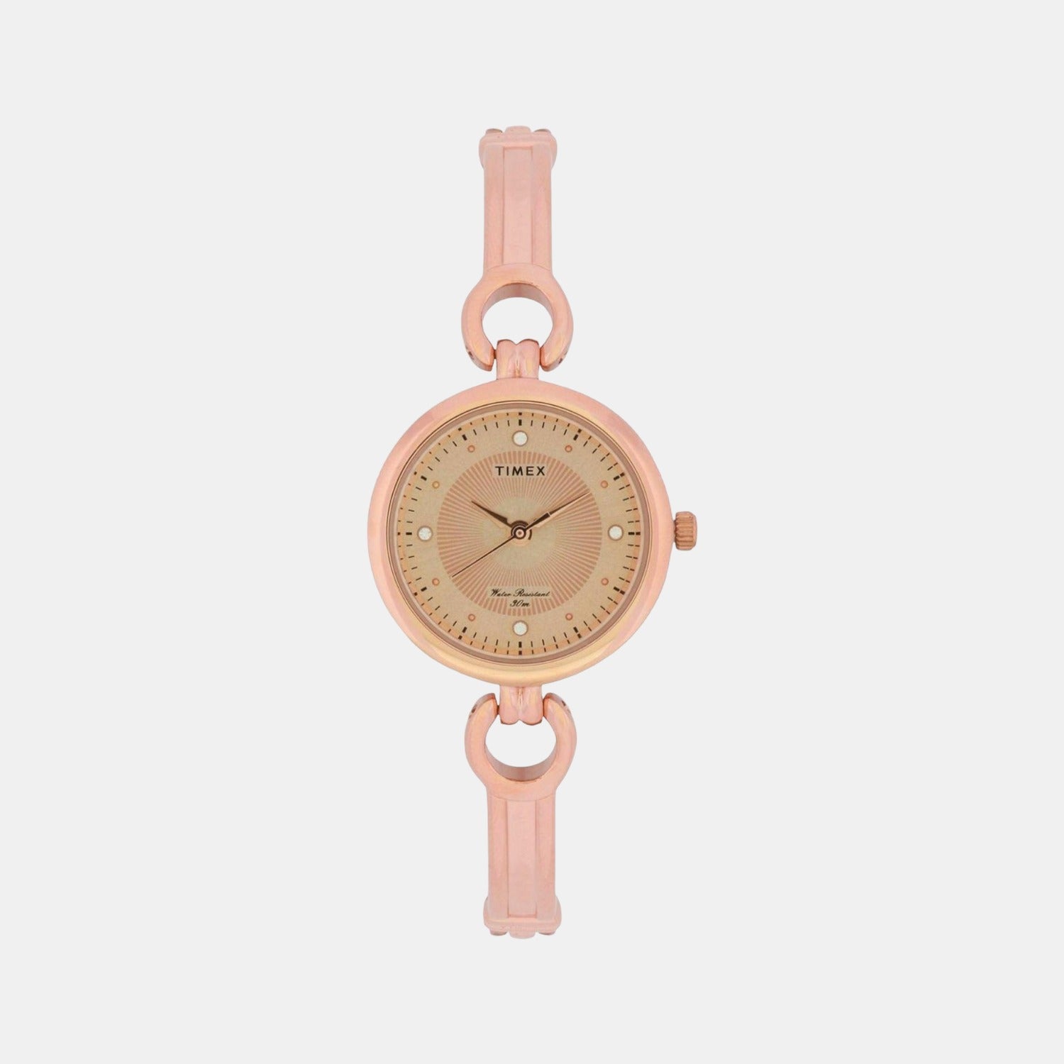 Timex Round Gold Analog watch