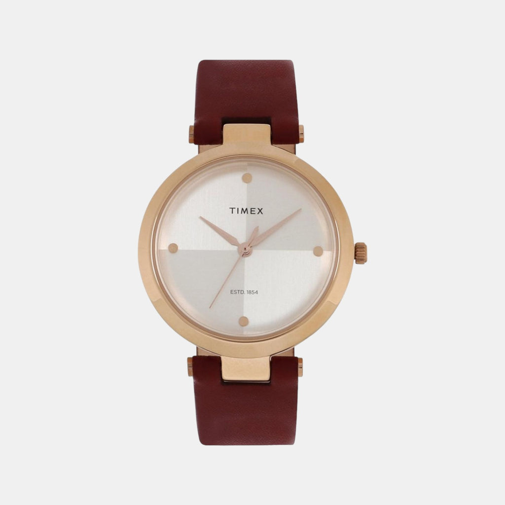 Timex Round Silver Analog watch