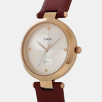 Timex Women Round Silver watch