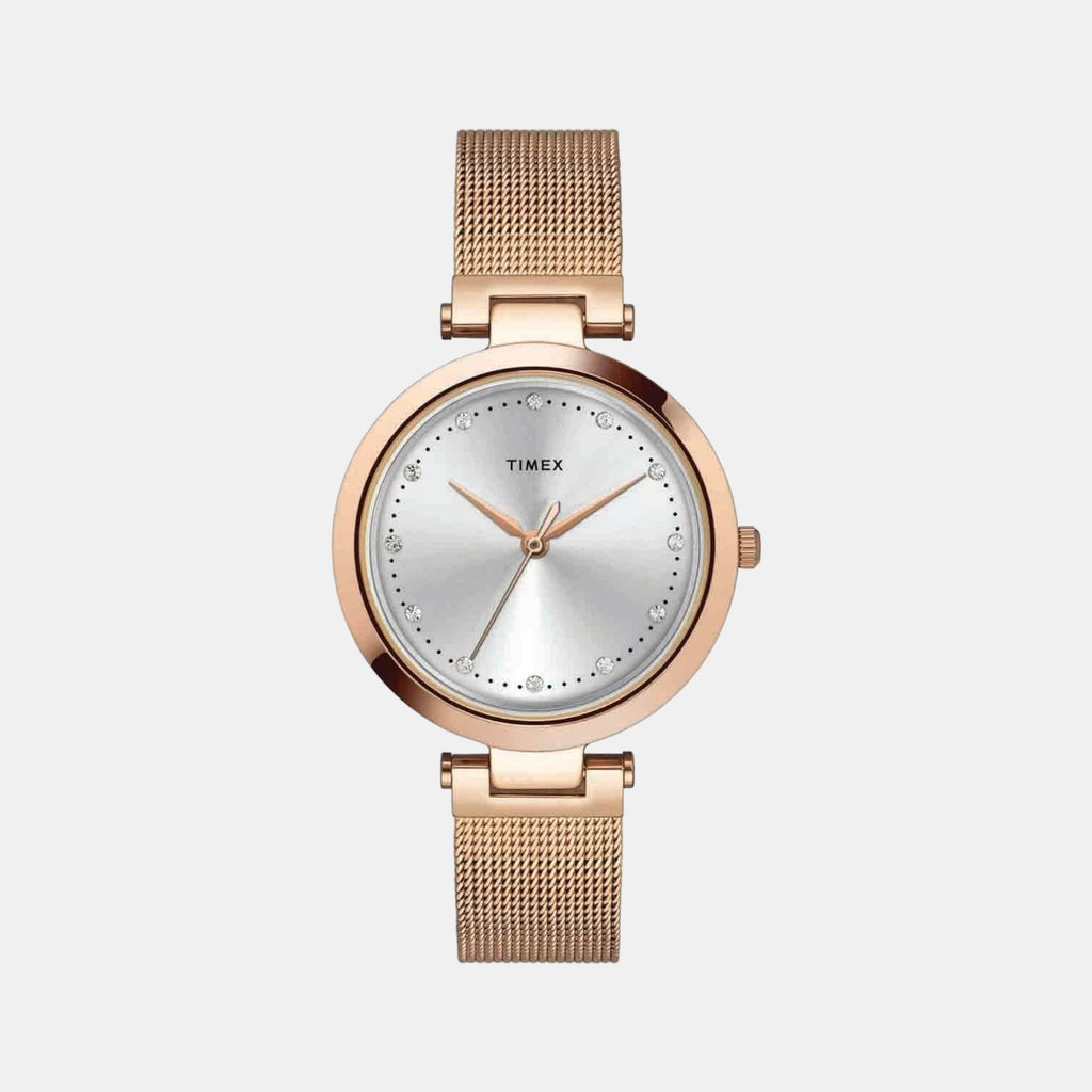 Timex Round Silver Analog watch