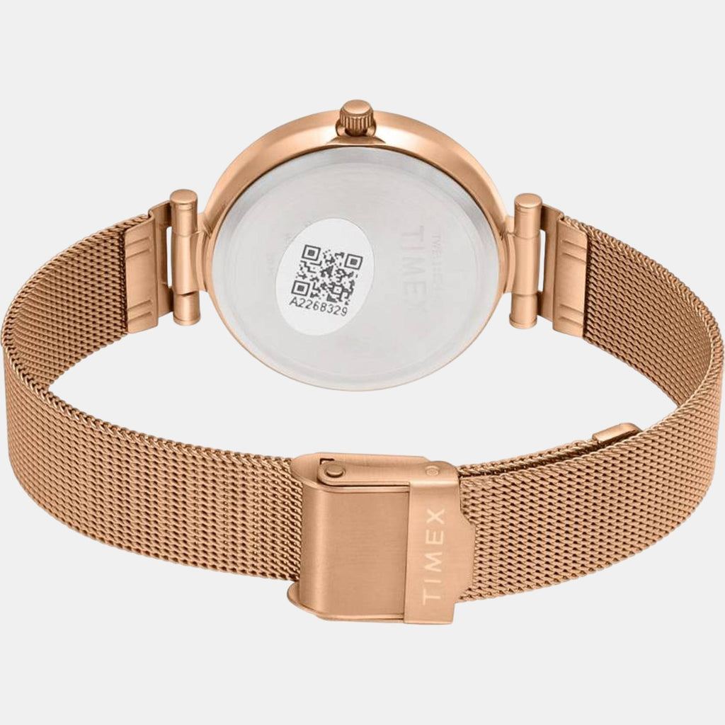 Timex Women Round Blue watch