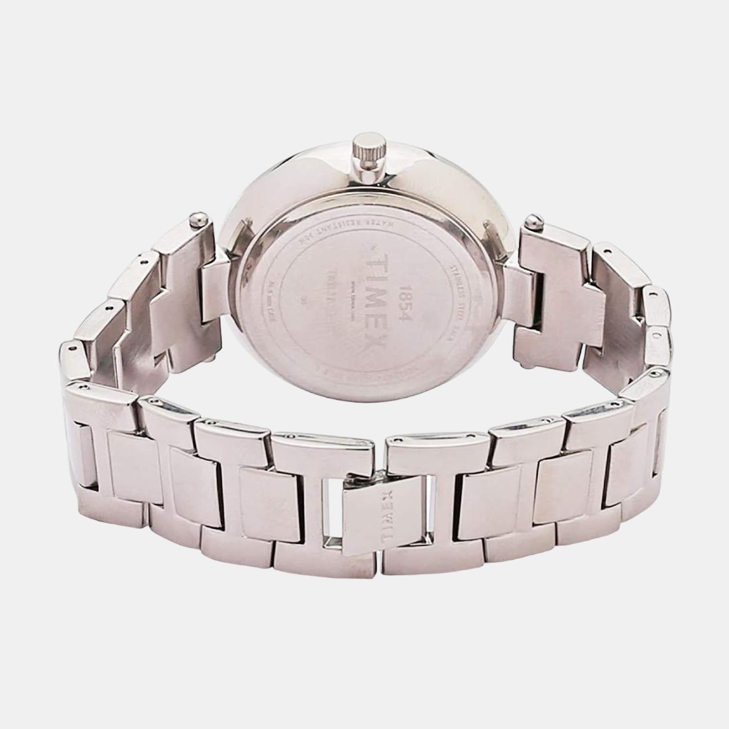 Timex Women Round Silver watch