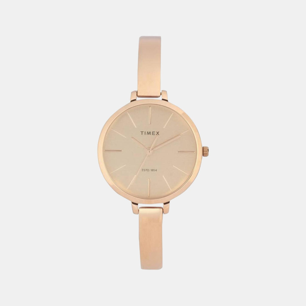Timex Round Rose Gold Analog watch