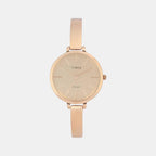 Timex Round Rose Gold Analog watch