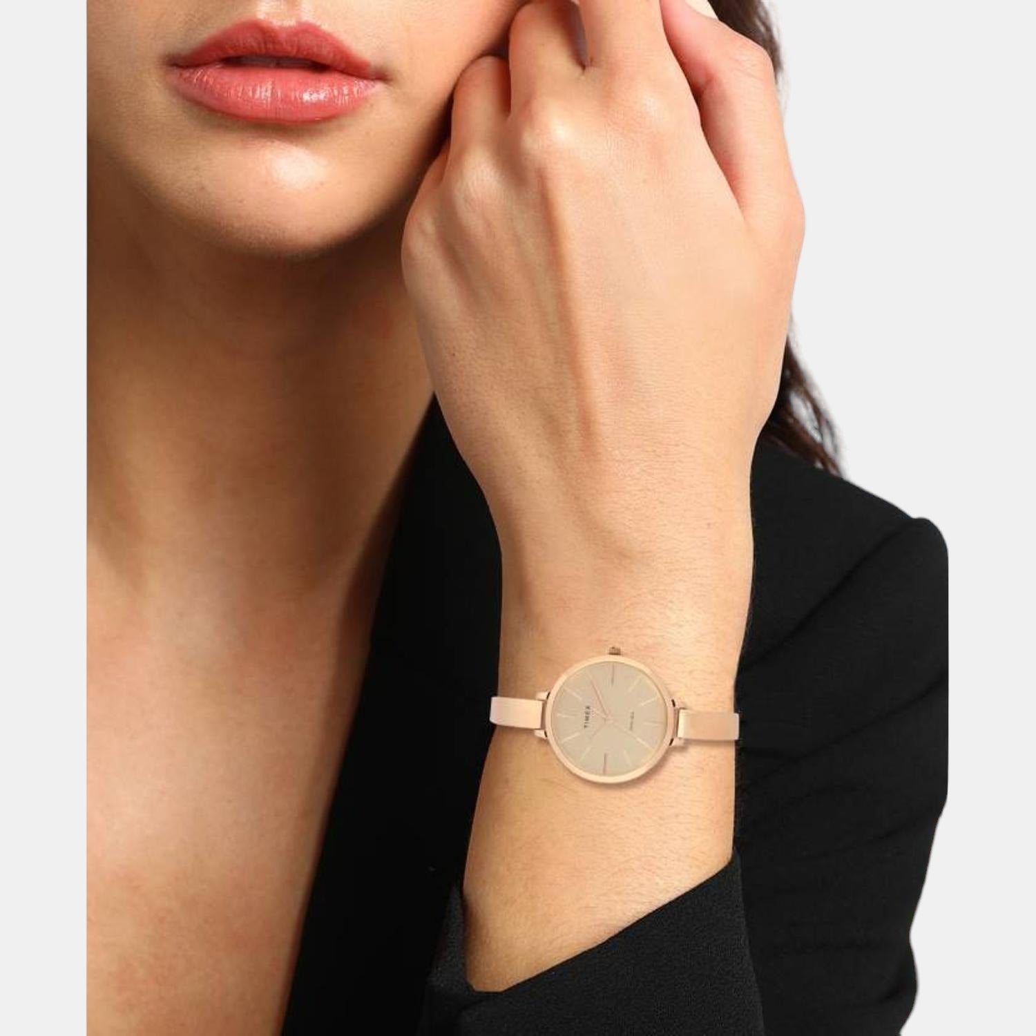 Timex Brass Round watch