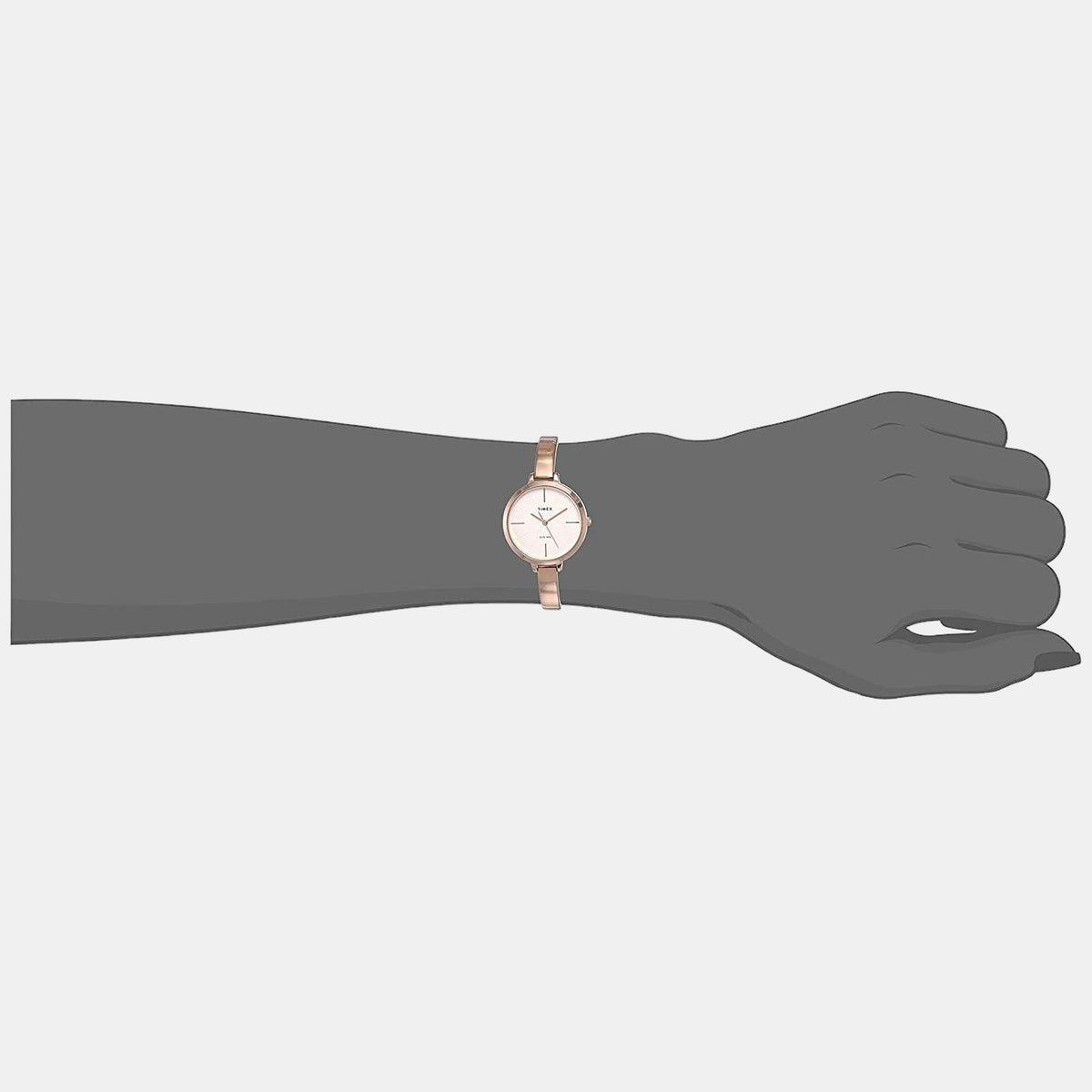 Timex Stainless Steel Beige watch