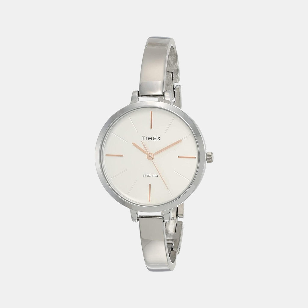 Timex Round Silver Analog watch
