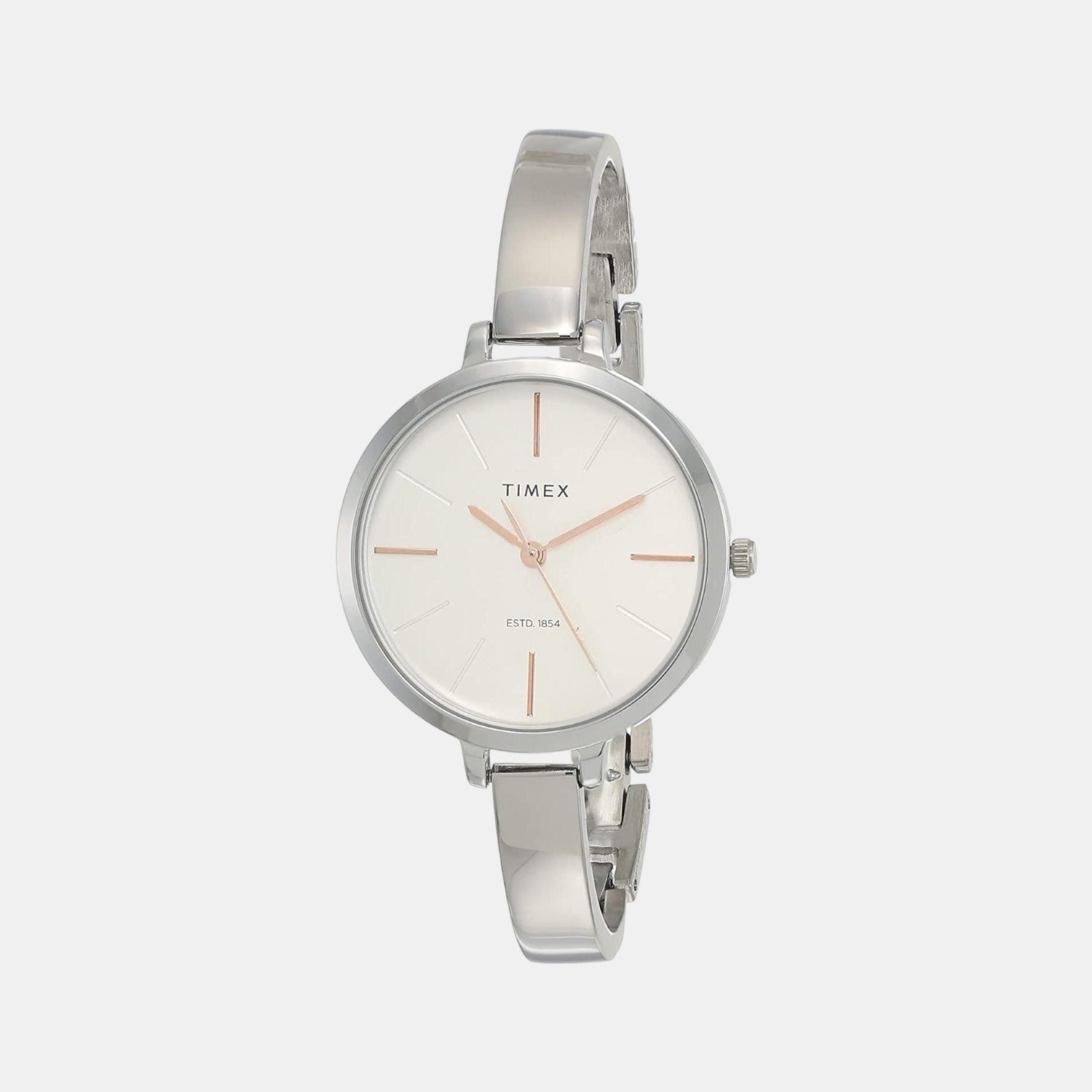 Timex Round Silver Analog watch