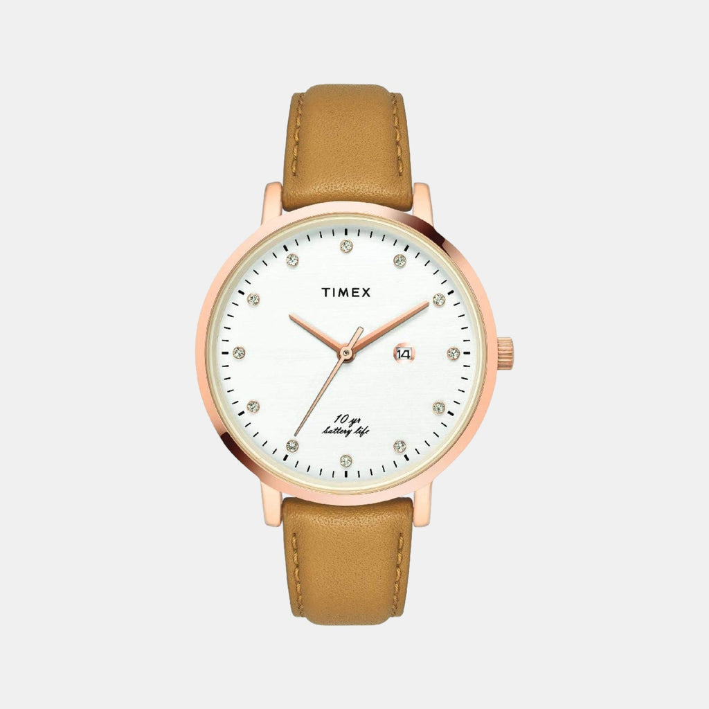 Timex Round Silver Analog watch