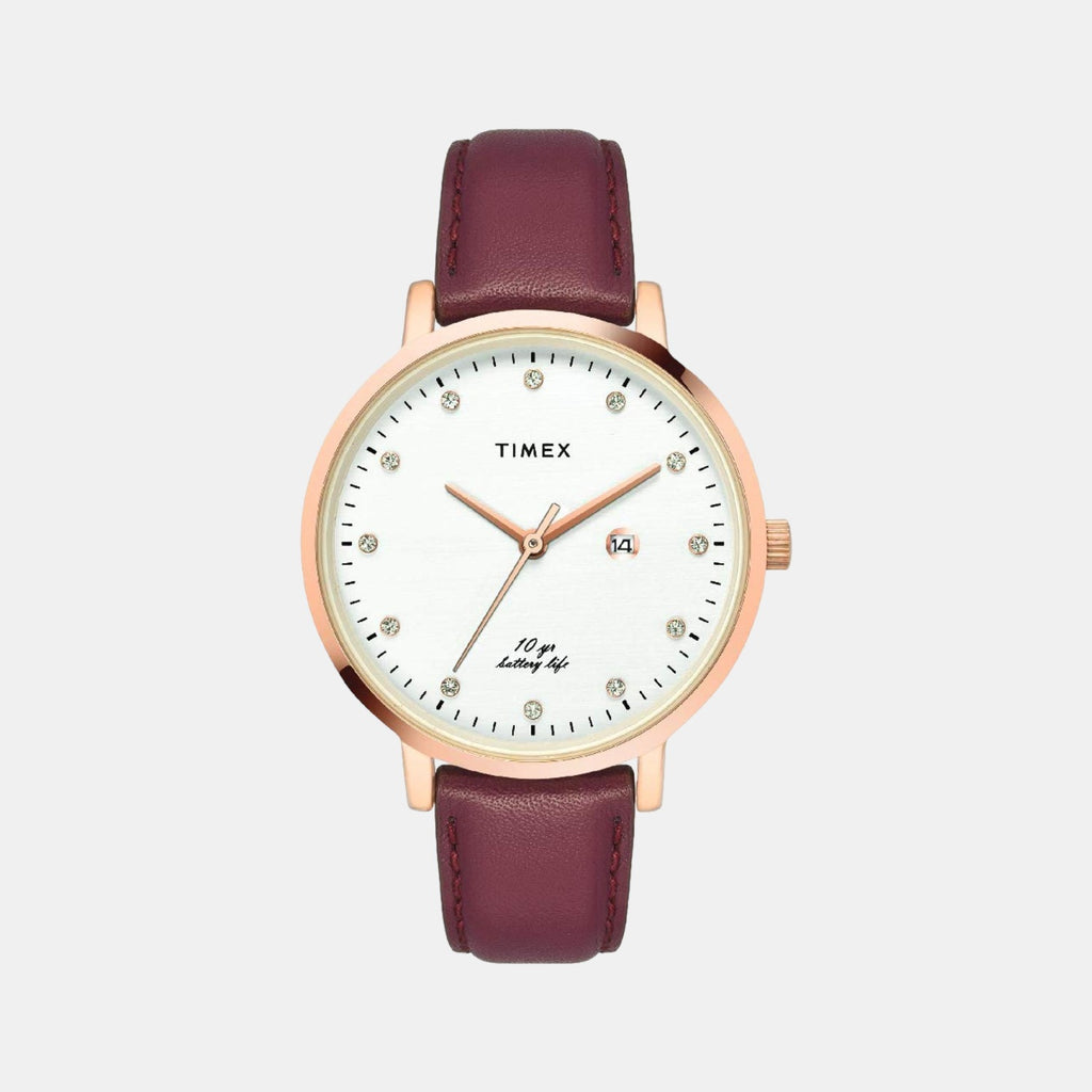 Timex Round Silver Analog watch