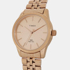Timex Women Round Rose Gold watch