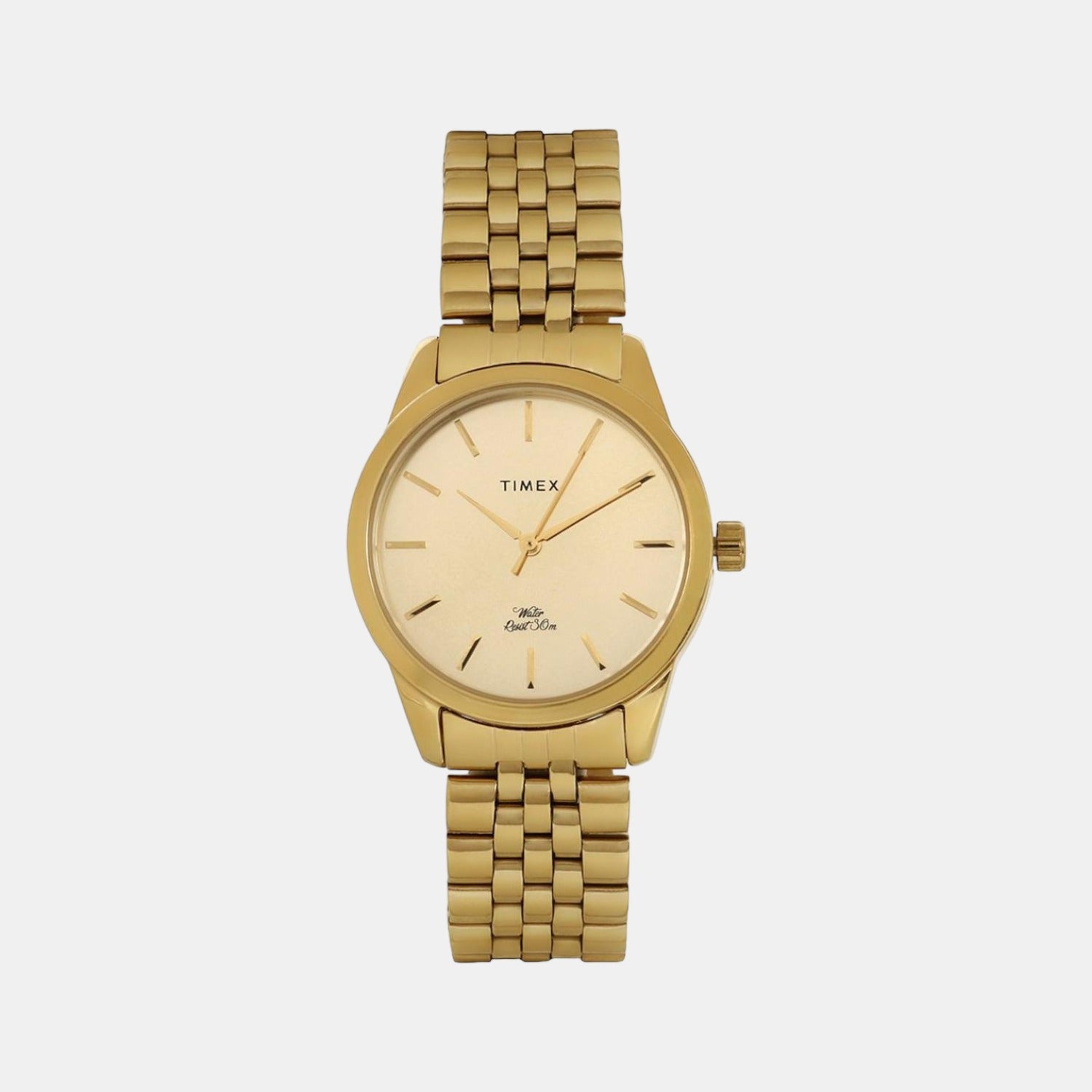 Timex Round Gold Analog watch