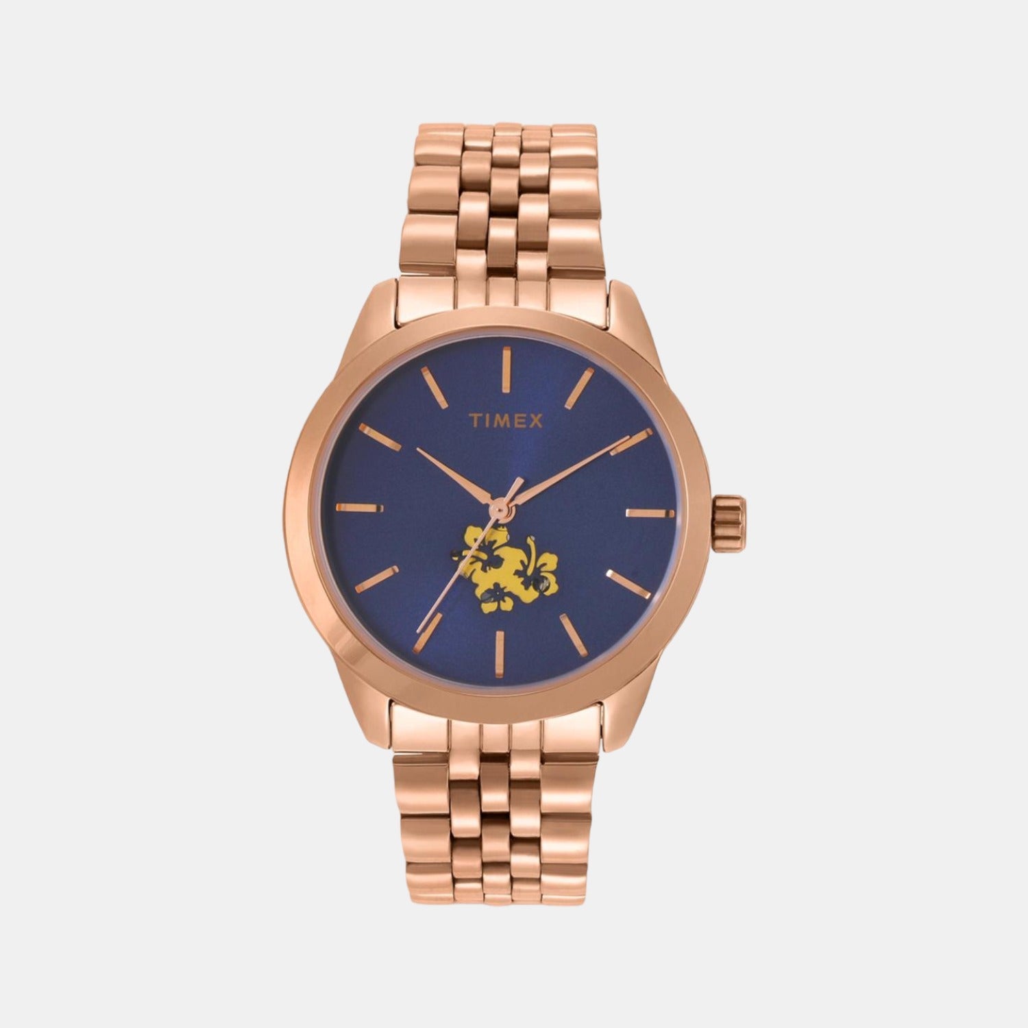 Timex Round Blue Analog watch
