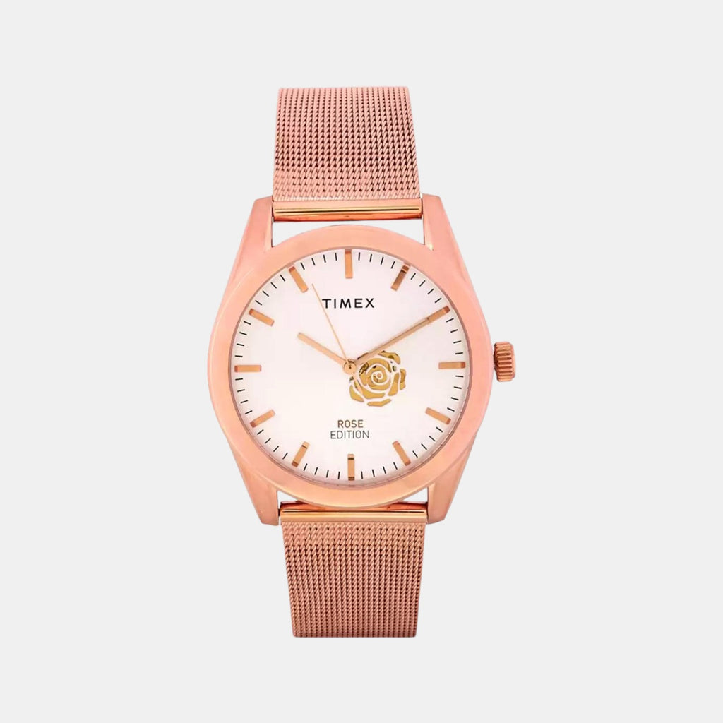 Timex Round White Analog watch