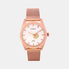 Timex Round White Analog watch