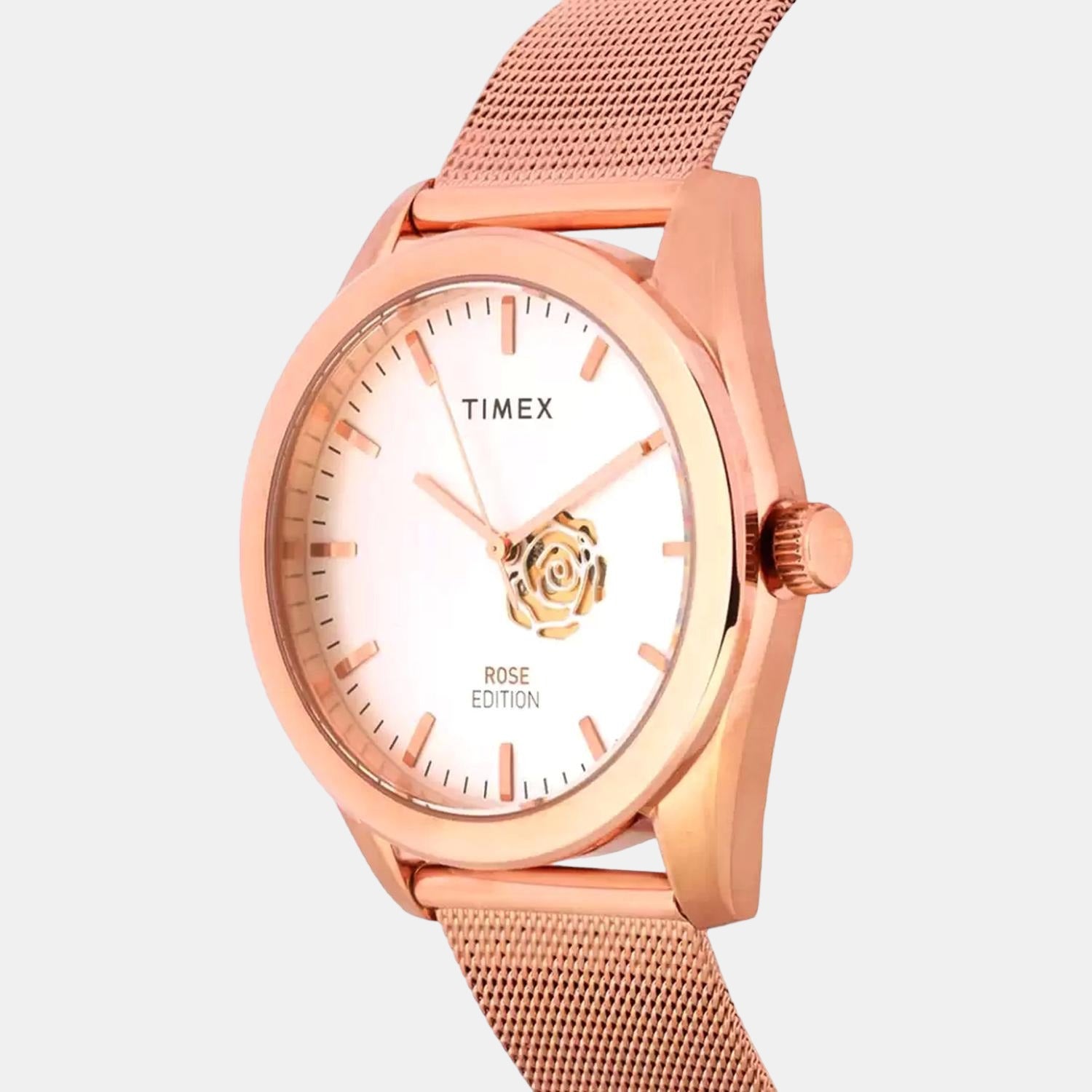 Timex Women Round White watch