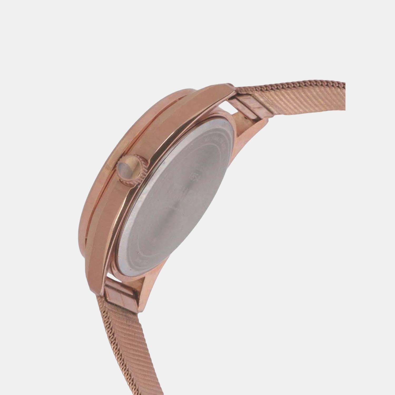Timex Women Round Rose Gold watch