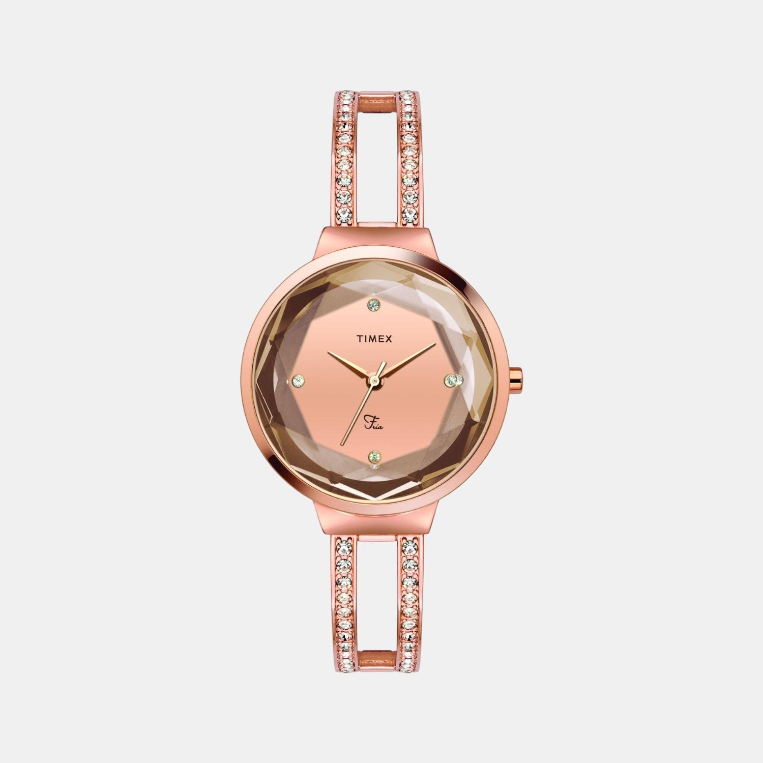 Timex Round Rose Gold Analog watch