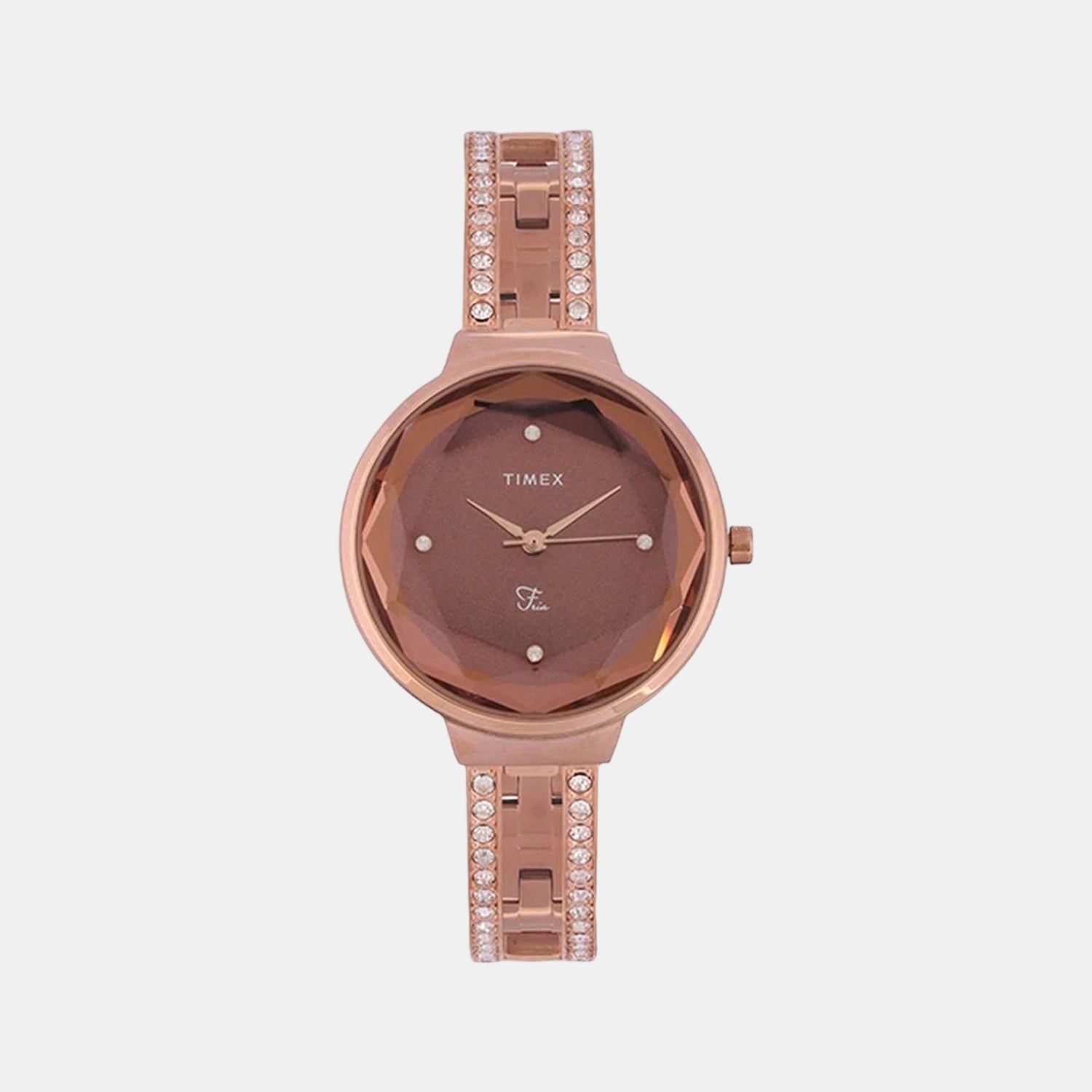 Timex Round Brown Analog watch