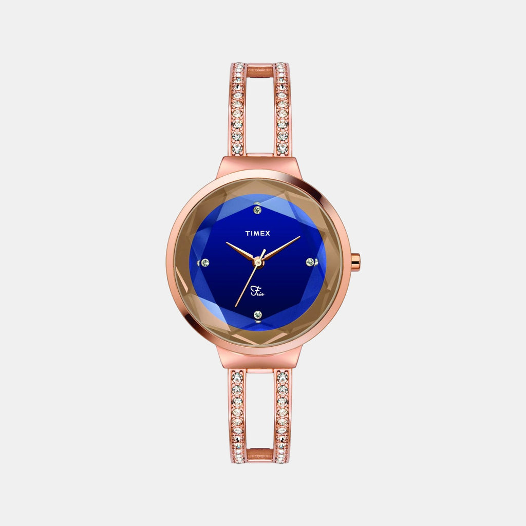 Timex Round Blue Analog watch