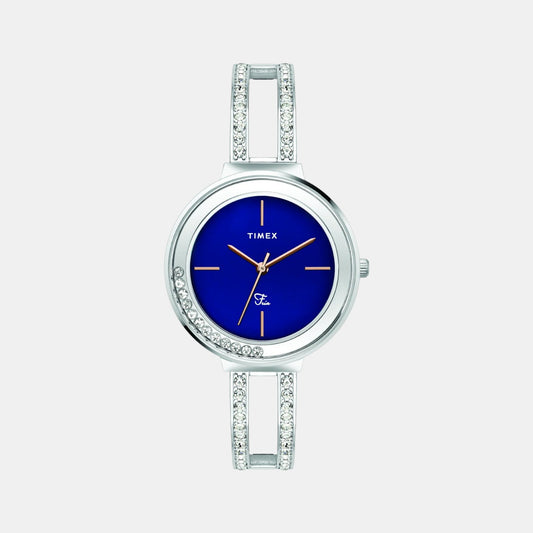 Female Blue Analog Stainless Steel Watch TWEL13500