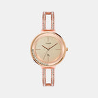Timex Round Beige Analog watch