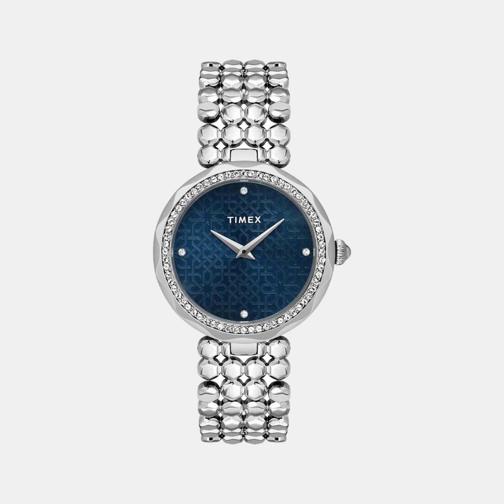 Timex Round Blue Analog watch