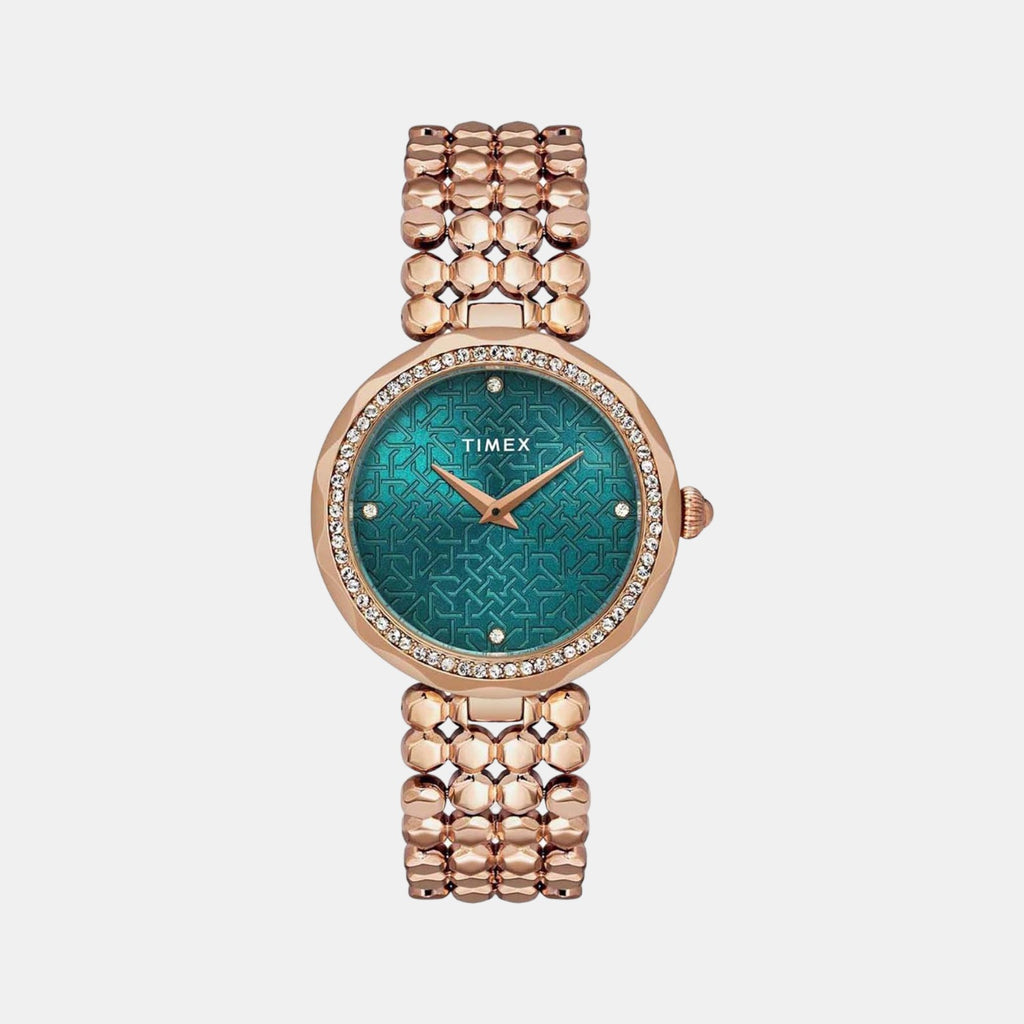 Timex Round Green Analog watch