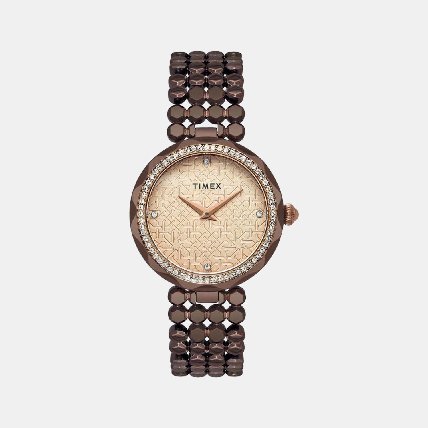 Timex Round Rose Gold Analog watch