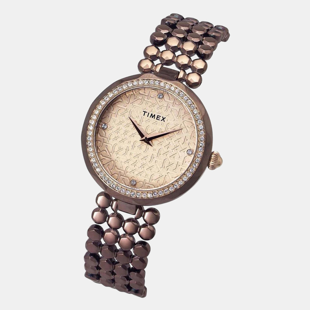 Timex Stainless Steel Rose Gold watch