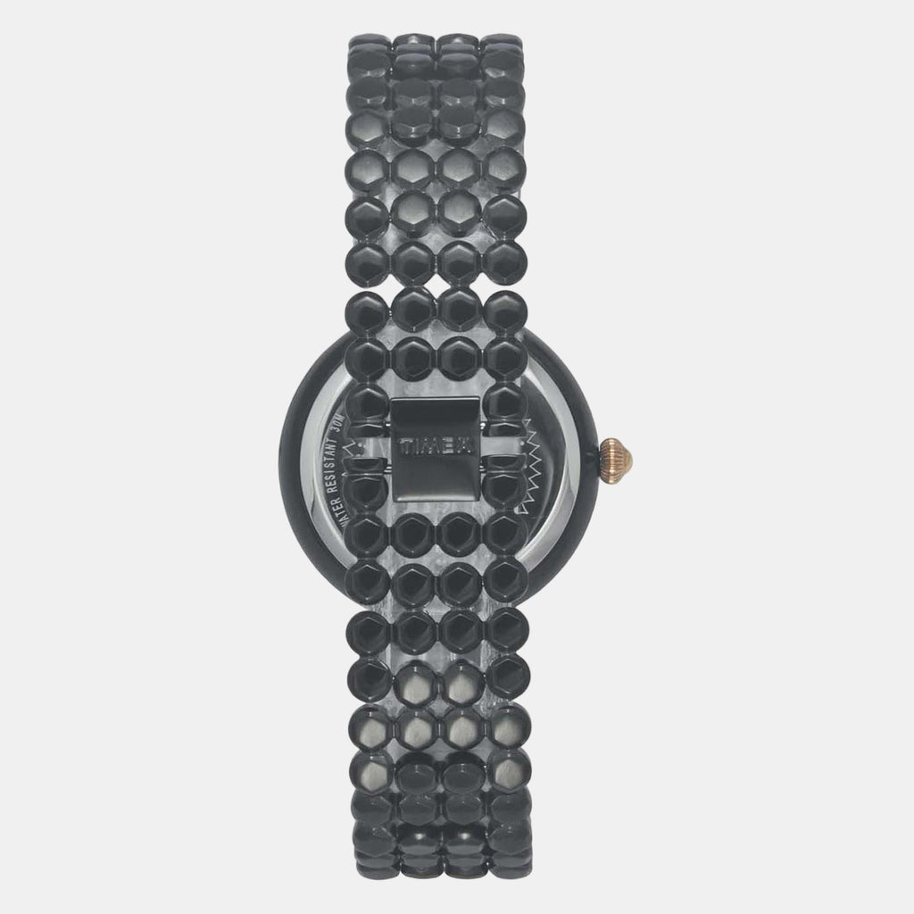 Timex Women Round Black watch