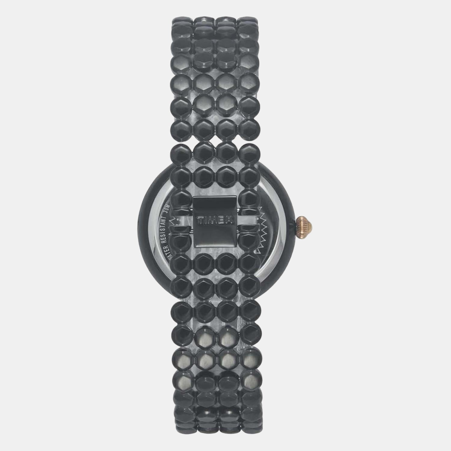 Timex Women Round Black watch