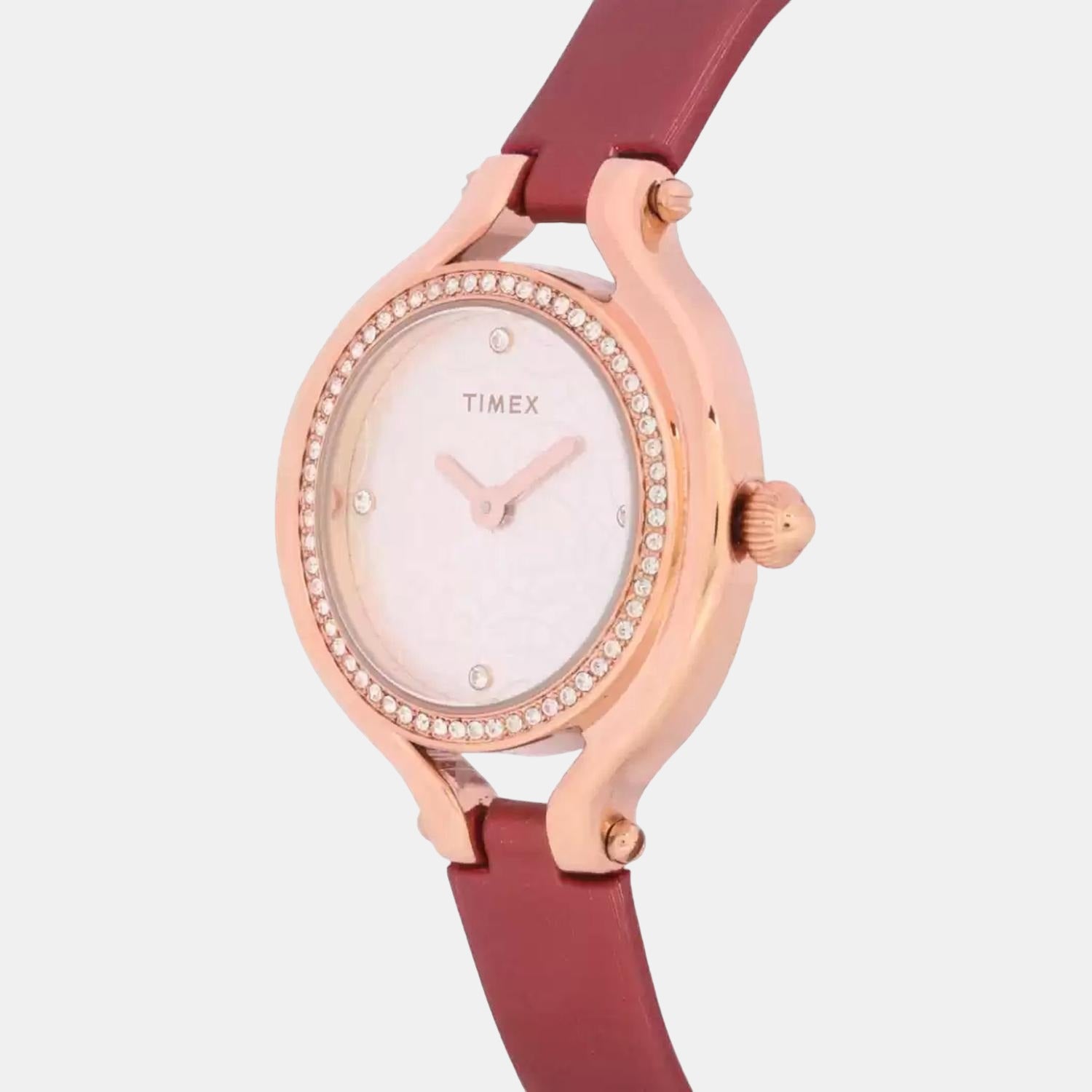 Timex Women Round White watch