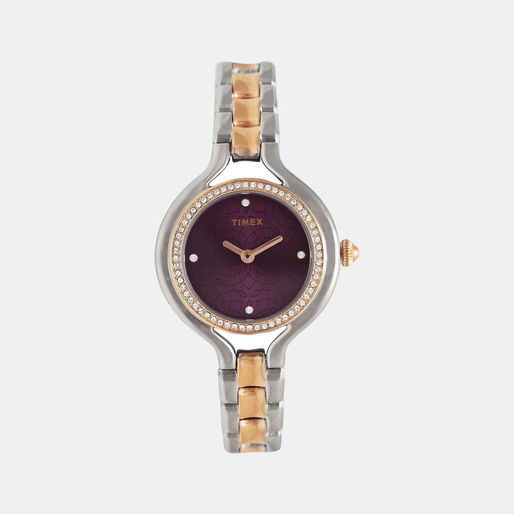 Timex Round Purple Analog watch