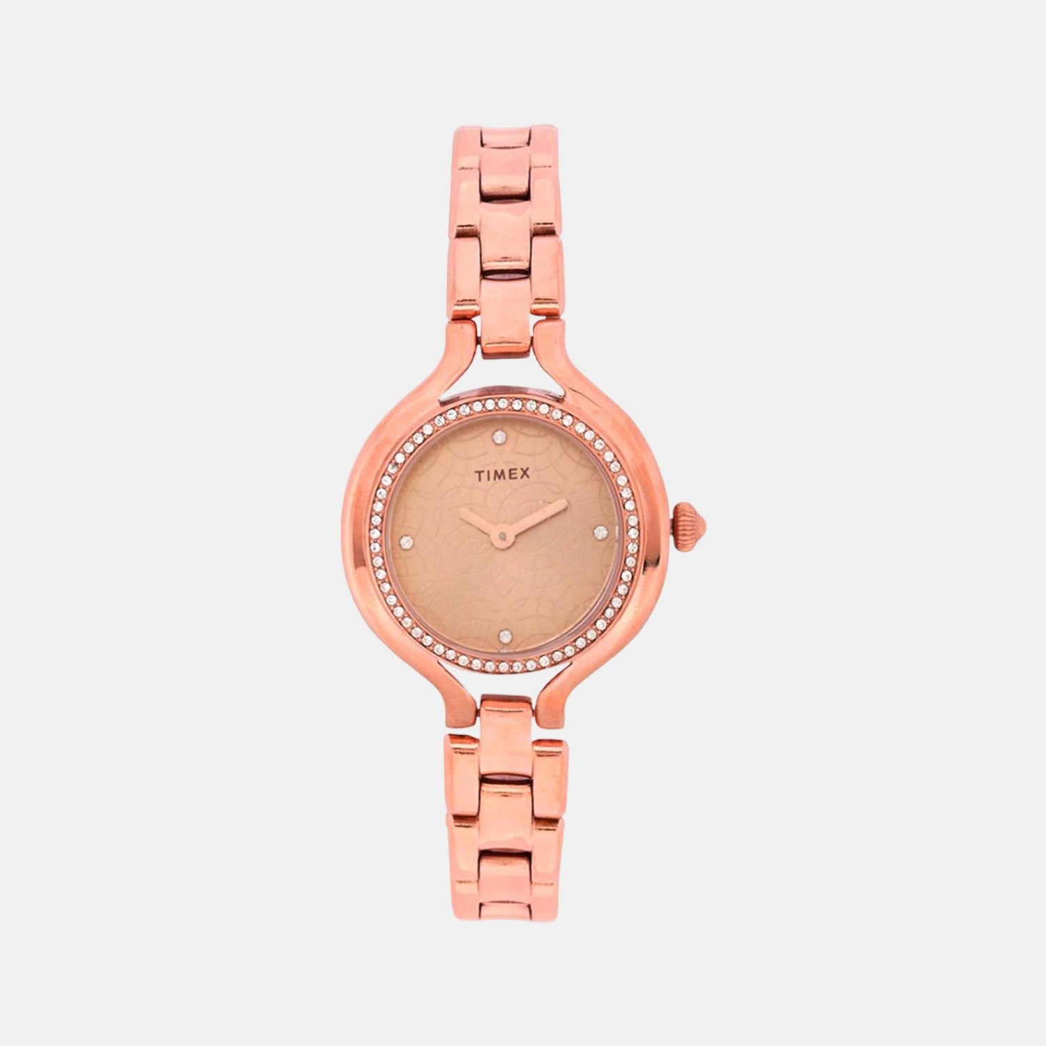 Timex Round Rose Gold Analog watch