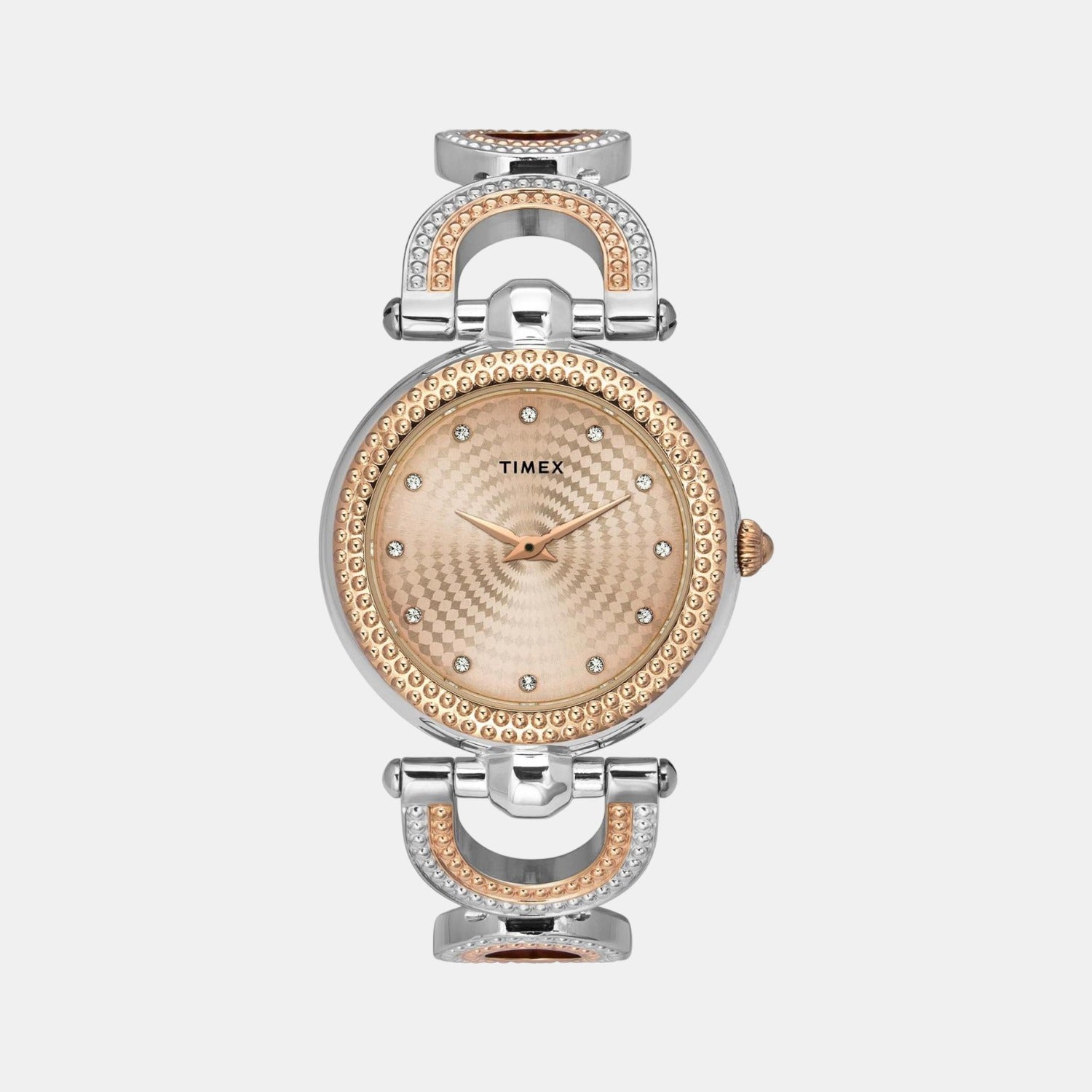 Timex Round Rose Gold Analog watch