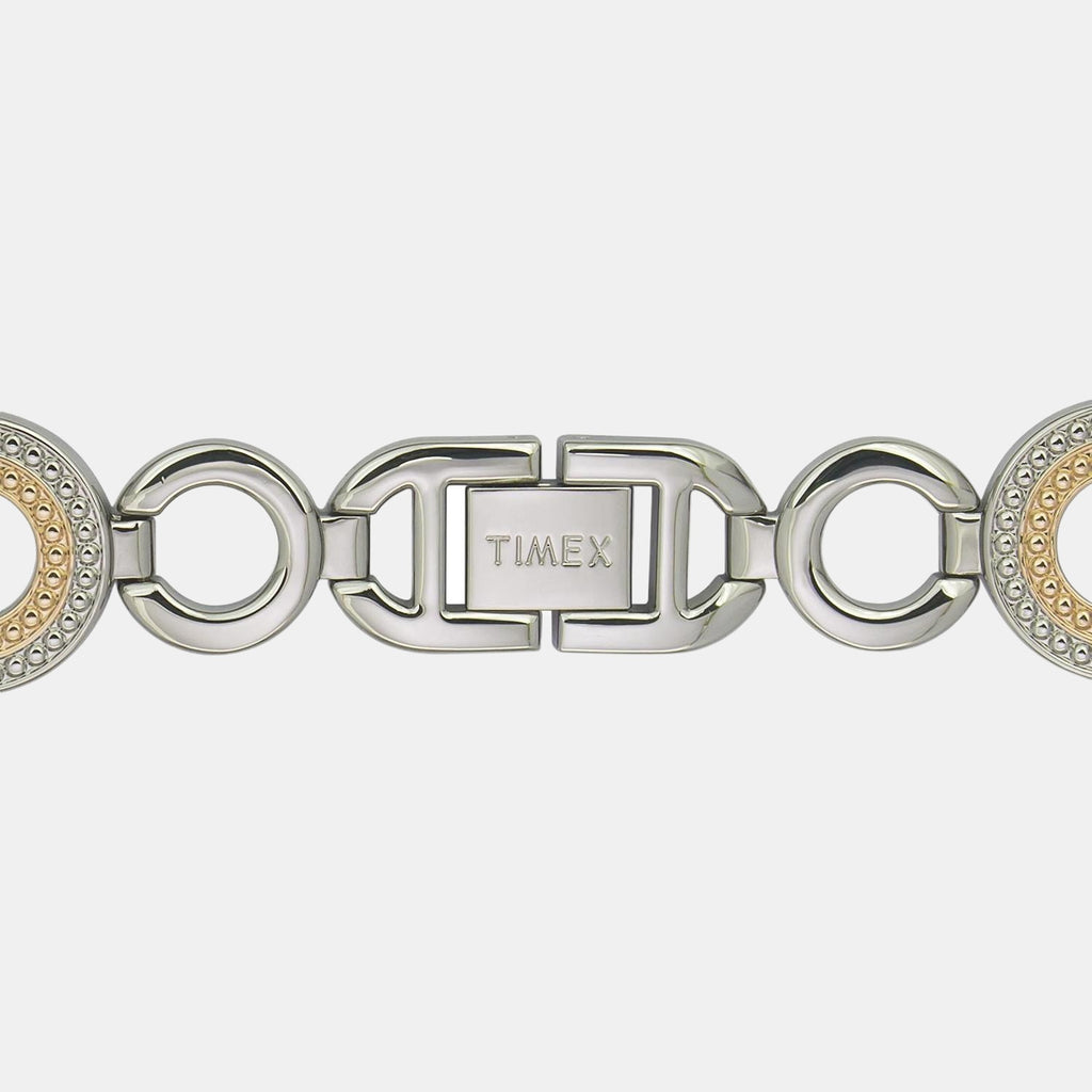 Timex Women Round Rose Gold watch