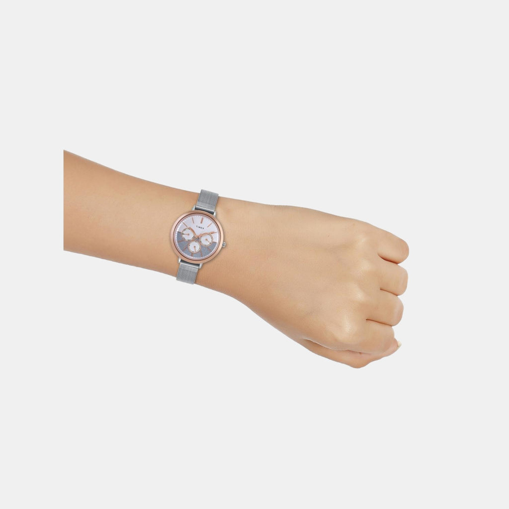 Timex Round Quartz Chronograph Women watch