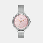 Timex Round Pink Analog watch