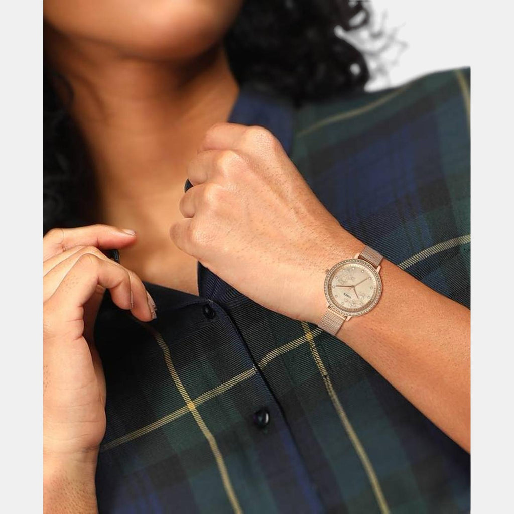 Timex Stainless Steel Rose Gold watch