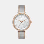 Timex Round Silver Analog watch