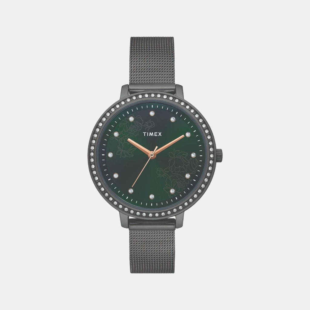 Timex Round Green Analog watch