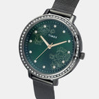 Timex Women Round Green watch