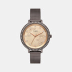 Timex Round Rose Gold Analog watch