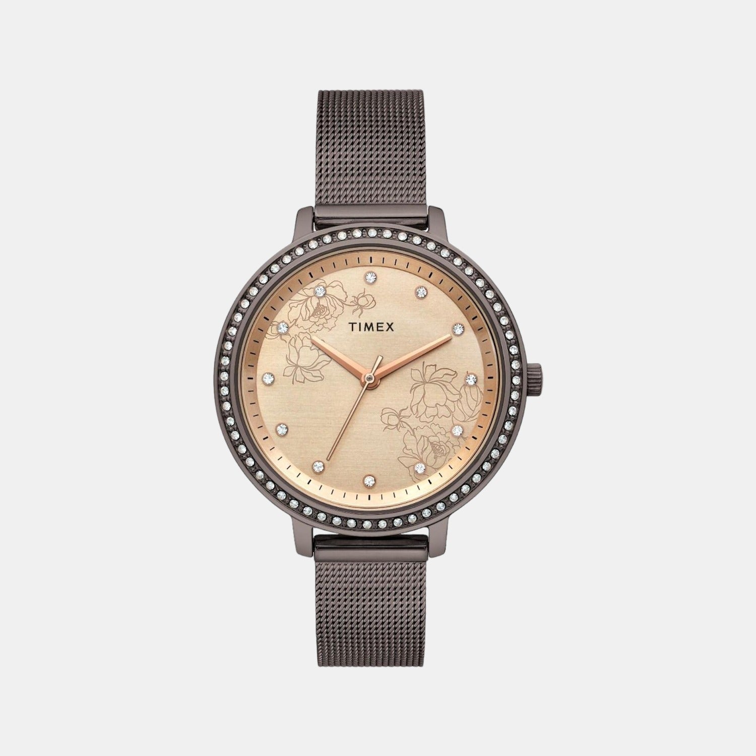 Timex Round Rose Gold Analog watch