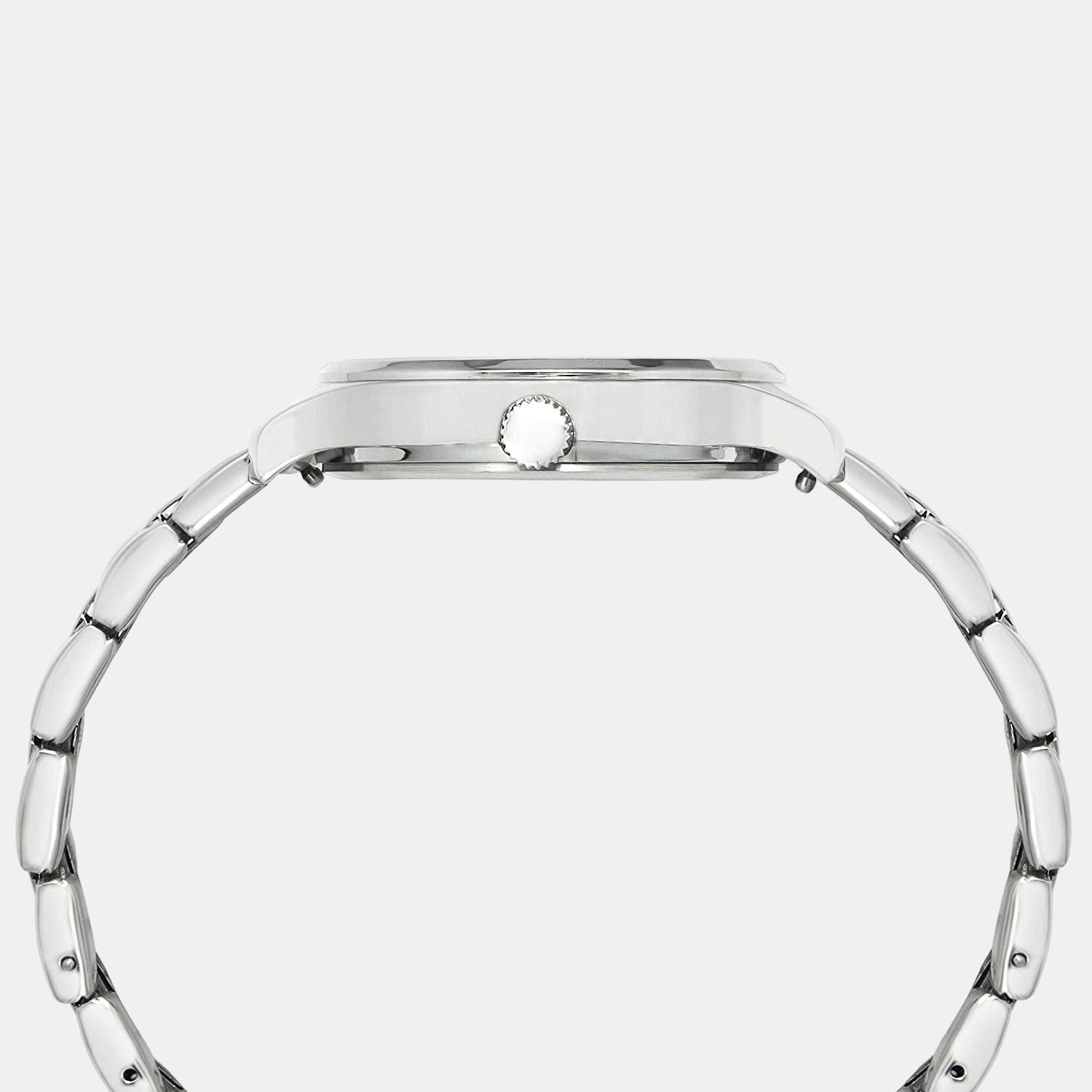 Timex Women Round Silver watch