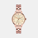 Timex Round Rose Gold Chronograph watch
